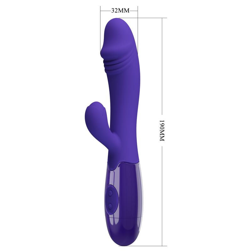 PRETTY LOVE - VIBRATORE SNAPPY YOUTH E STIMOLATORE DEL PUNTO G VIOLETTO - immagine 4