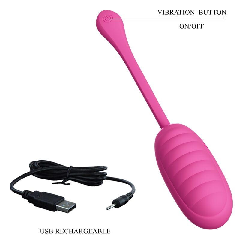 PRETTY LOVE - UOVO VIBRANTE RICARICABILE ROSA CATALINA APP - immagine 5
