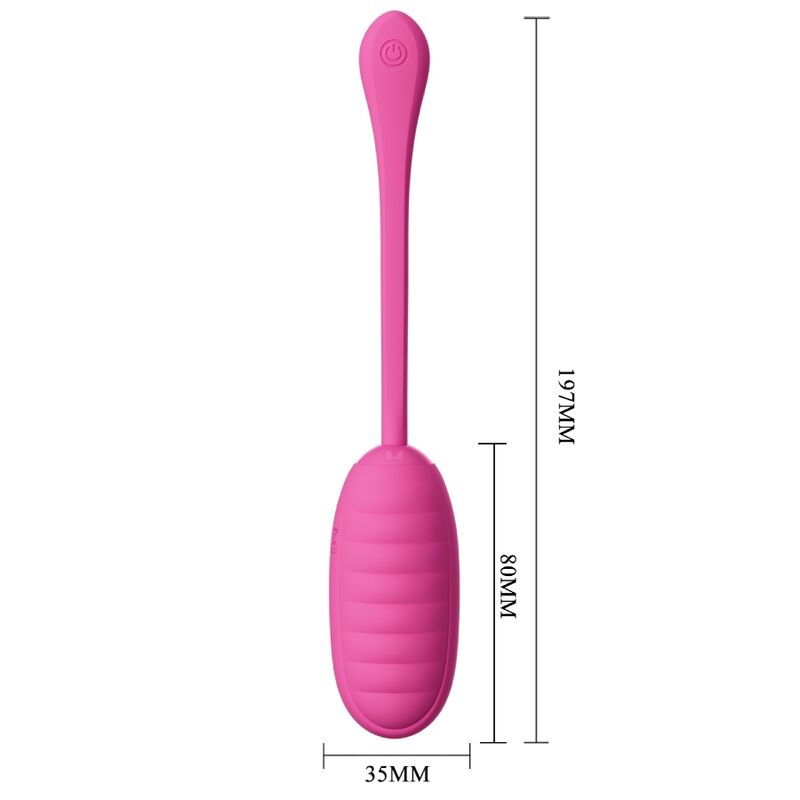 PRETTY LOVE - UOVO VIBRANTE RICARICABILE ROSA CATALINA APP - immagine 4