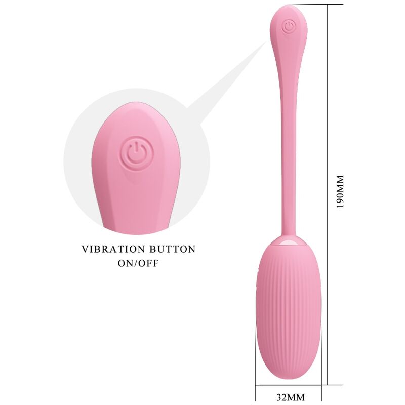 PRETTY LOVE - UOVO VIBRANTE RICARICABILE DOREEN PINK - immagine 4