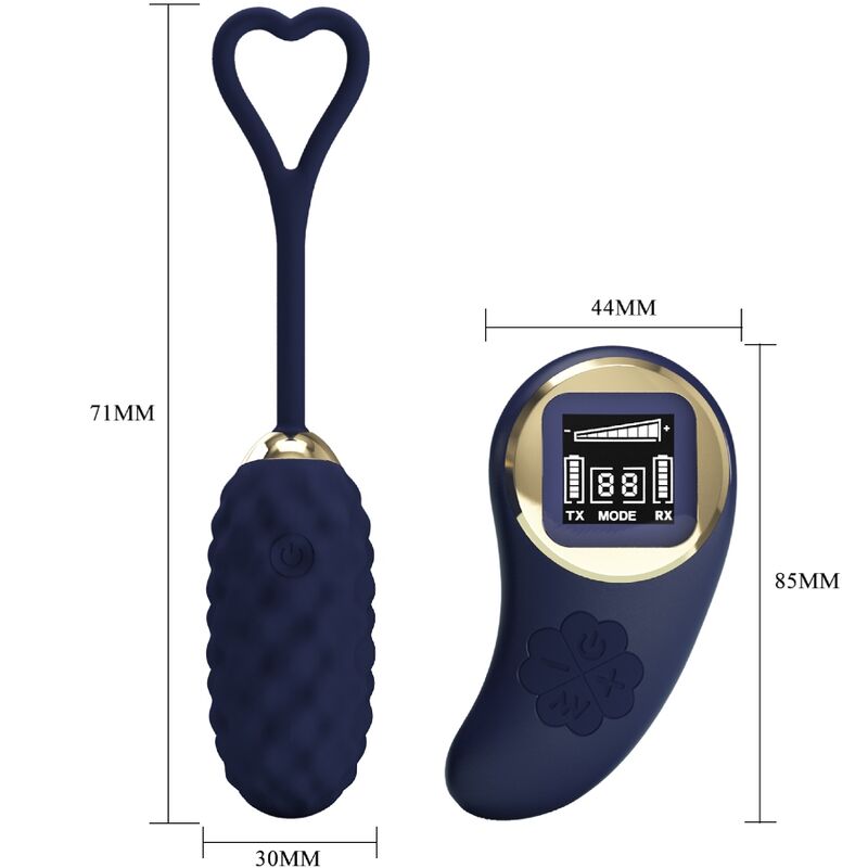 PRETTY LOVE - UOVO VIBRANTE CON TELECOMANDO BLU VIVIAN - immagine 5