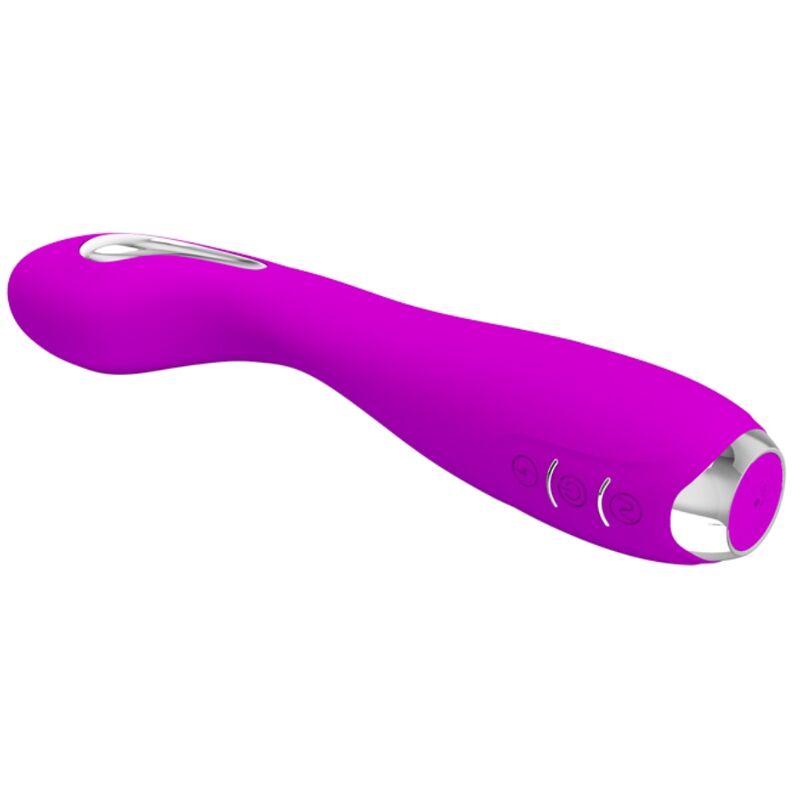 PRETTY LOVE - VIBRATORE ELETTROSHOCK RICARICABILE HECTOR IMPERMEABILE VIOLA - immagine 3