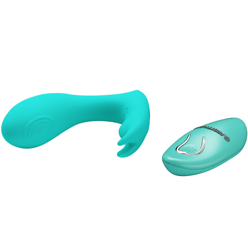PRETTY LOVE - TELECOMANDO IDABELLE VIBRAZIONE E PULSAZIONE BLU - immagine 3