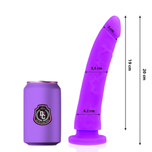 DELTA CLUB - TOYS DILDO MEDICO LILLA IN SILICONE 20 CM -O- 4 CM