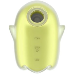 SATISFYER - GLOWING GHOST AIR PULSE  VIBRADOR AMARILLO