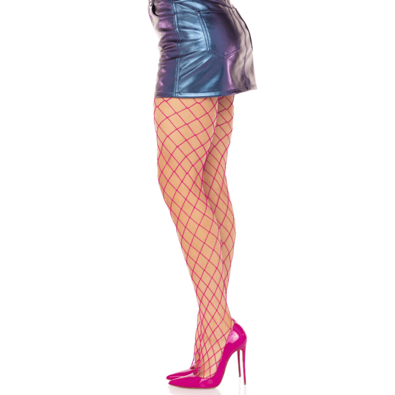 LEG AVENUE - PANTIMEDIAS REJILLA DIAMANTE AMARILLO - immagine 3