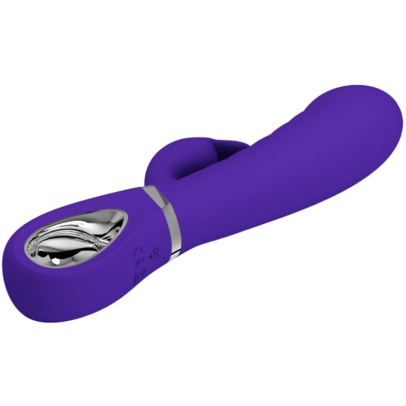 PRETTY LOVE - VIBRATORE MULTIFUNZIONE G-SPOT PRESCOTT VIOLA - immagine 4