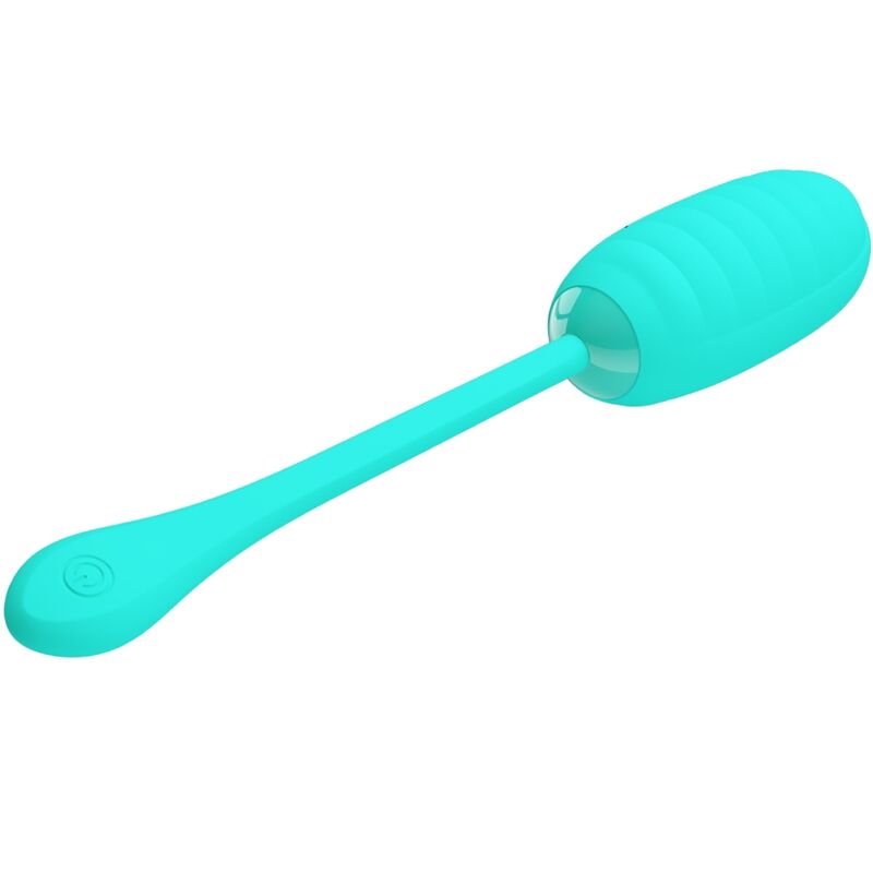 PRETTY LOVE - UOVO VIBRANTE RICARICABILE KIRK VERDE ACQUA - immagine 3