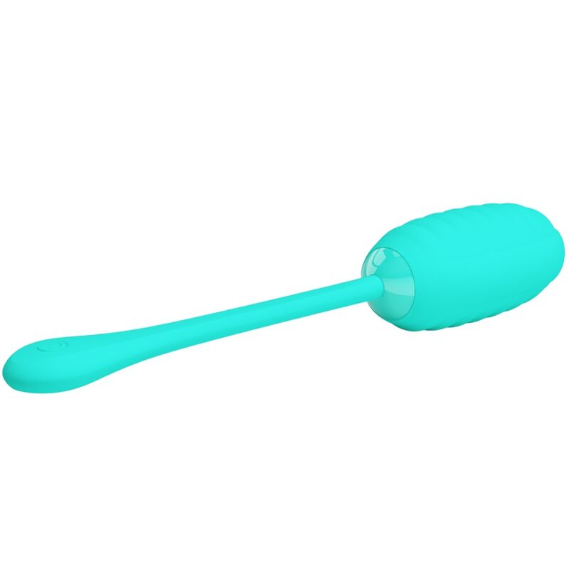 PRETTY LOVE - UOVO VIBRANTE RICARICABILE KIRK VERDE ACQUA - immagine 4