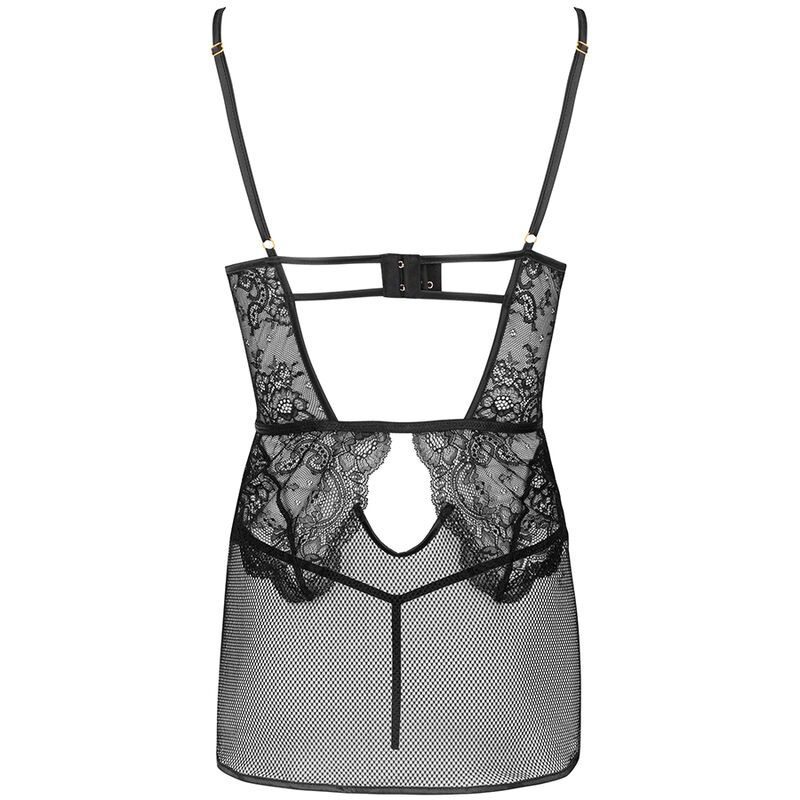 LIVCO CORSETTI FASHION - BARIRIN LC 90633 FALDA + PANTY NEGRO - immagine 4