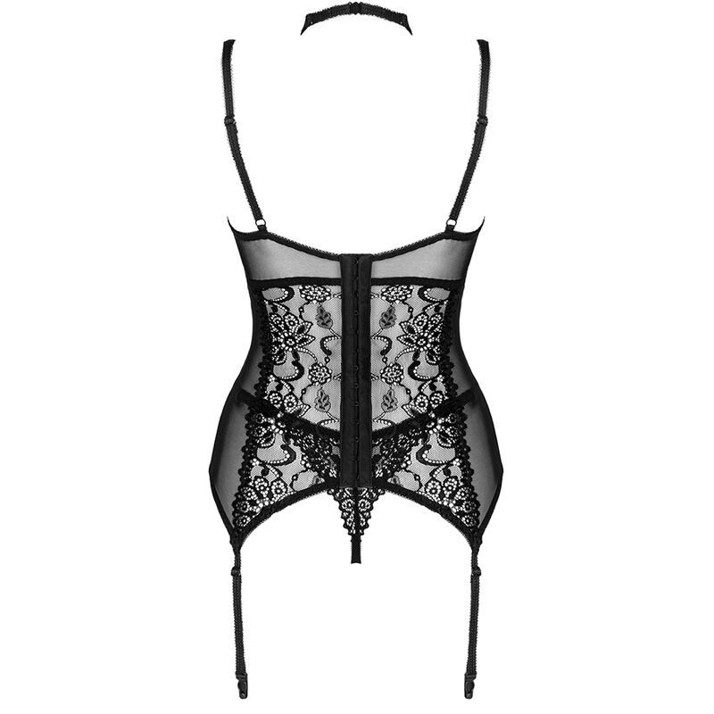 LIVCO CORSETTI FASHION - GIELLANDRA FOR THE SENSES COLLECTION CORSET + PANTY NEGRO - immagine 4