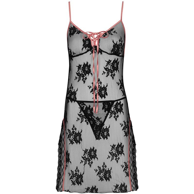 LIVCO CORSETTI FASHION - KARONIN LC 90628 FALDA + PANTY NEGRO - immagine 2