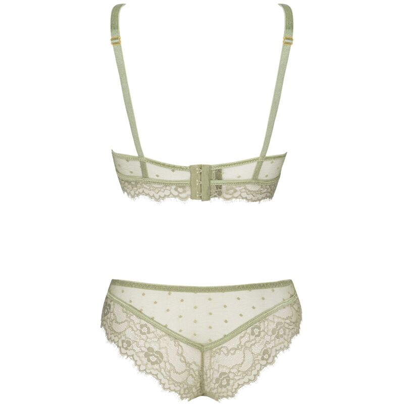 LIVCO CORSETTI FASHION - PINE LC 90667 SUJETADOR + PANTY KHAKI - immagine 4