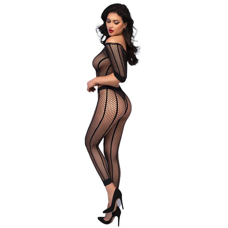 CHILIROSE - CR 4647 TOP E LEGGINS NERO S/M - immagine 2