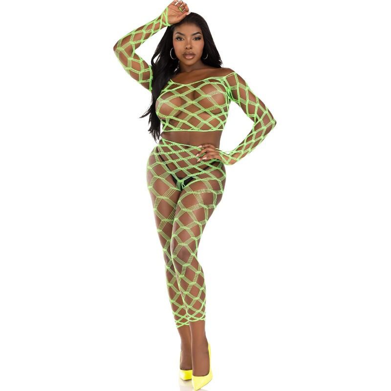 LEG AVENUE - TOP LEGGINS HARDCORE VERDE - immagine 2
