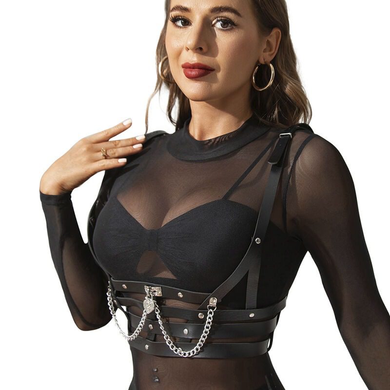 SUBBLIME - IMBRACATURA A CORSETTO CON CATENA DETTAGLIO TAGLIA UNICA - immagine 2