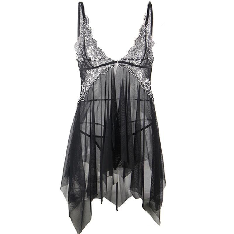 SUBBLIME - BABYDOLL TELA TUL PECHO ENCAJE S/M - immagine 5