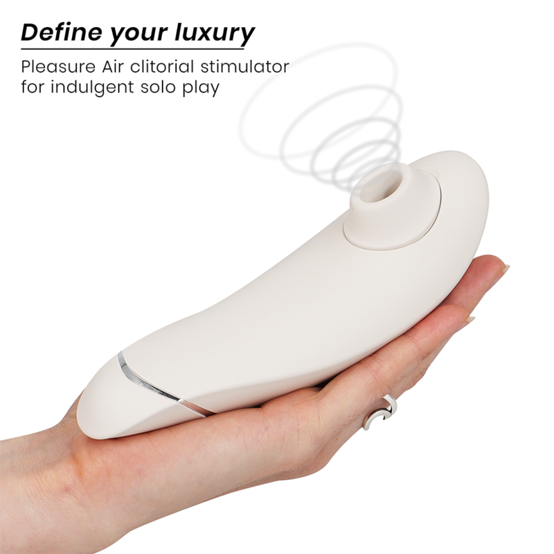 WOMANIZER - PREMIUM 2 STIMOLATORE CLITORALE GRIGIO CALDO - immagine 3
