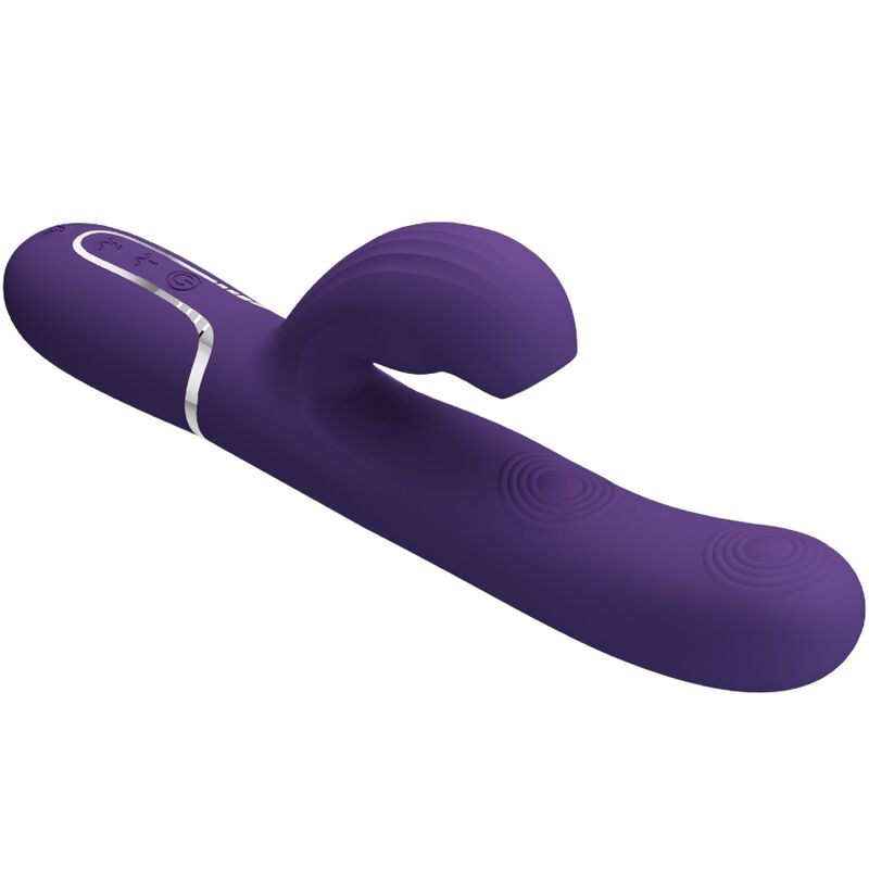 PRETTY LOVE - PERLITA VIBRATORE G-SPOT 3 IN 1 MULTIFUNZIONE VIOLA - immagine 5