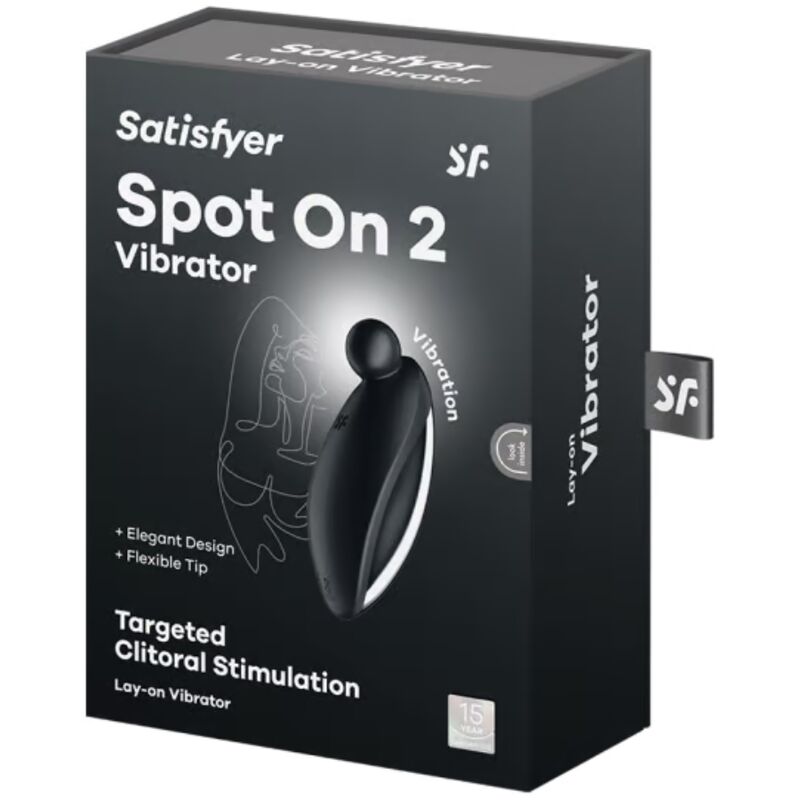 SATISFYER - SPOT ON 2 VIBRATORE LAY-ON NERO - immagine 5