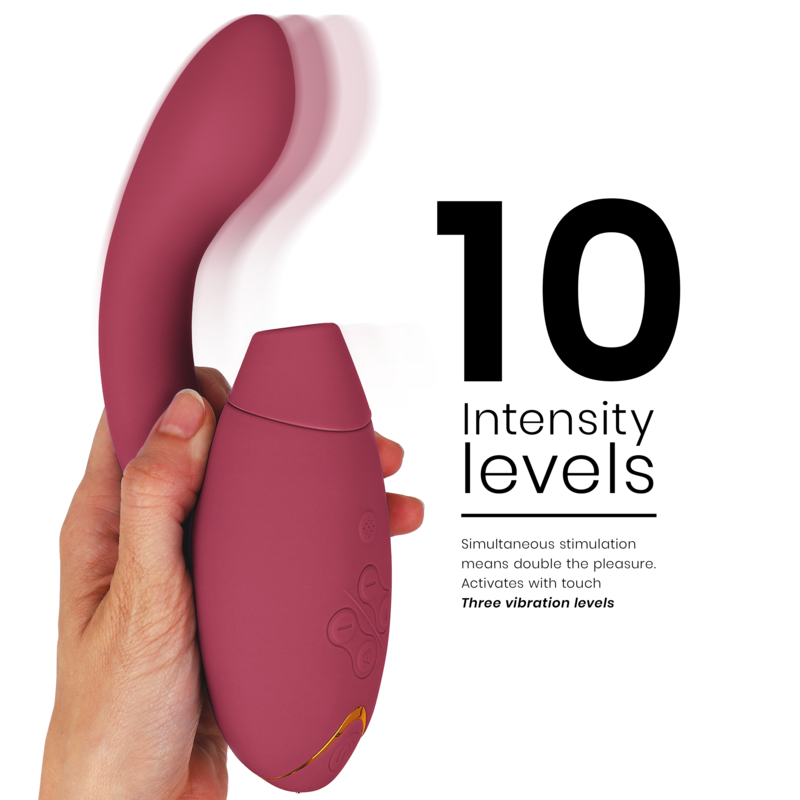 WOMANIZER - STIMOLATORE DUO 2 BORDEAUX - immagine 4