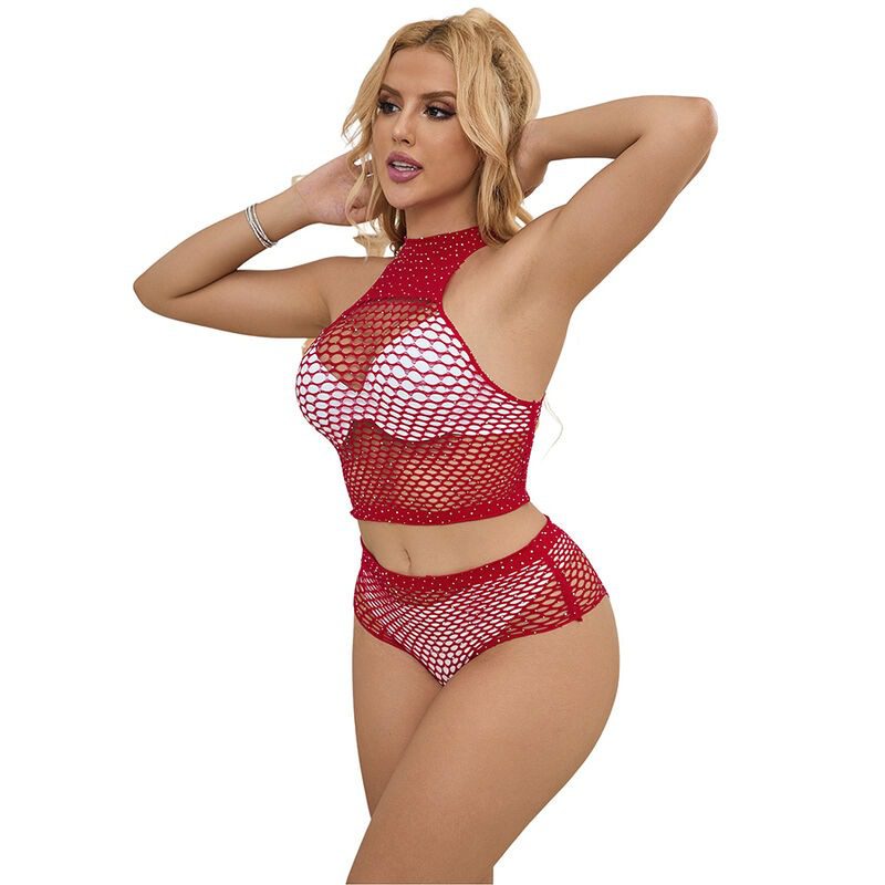 SUBBLIME - 952402 SET RETE CON DIAMANTI ROSA TAGLIA UNICA - immagine 5
