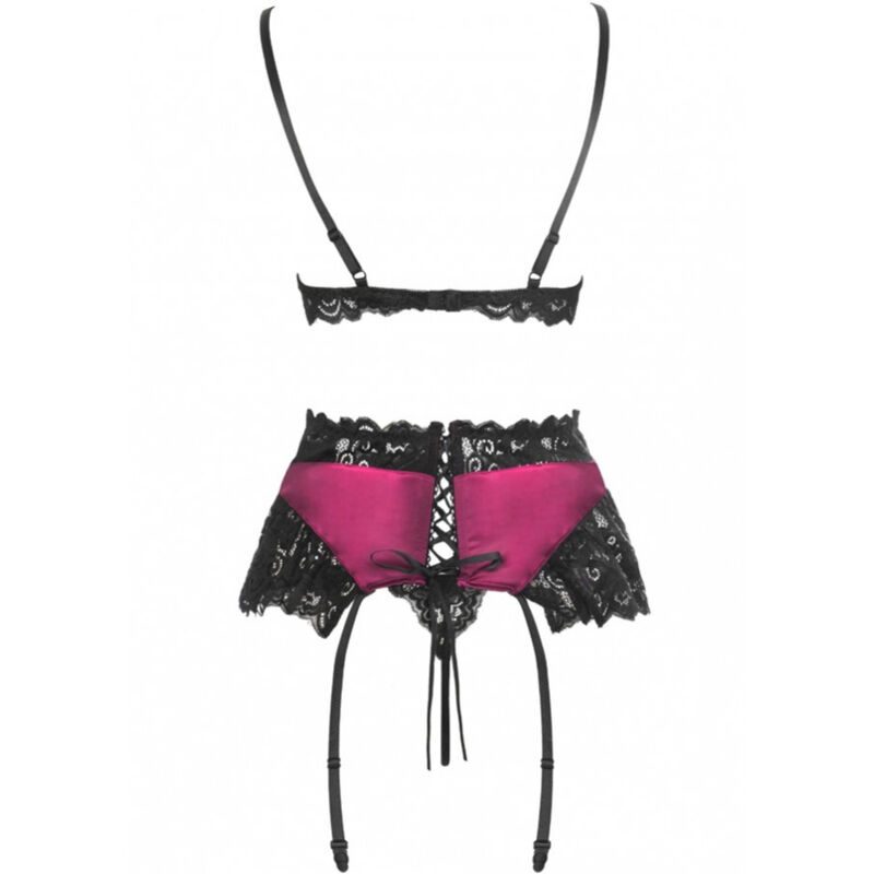 LIVCO CORSETTI FASHION - NAHIR LC 20214 SUJETADOR + PANTY + LIGUERO S/M - immagine 3