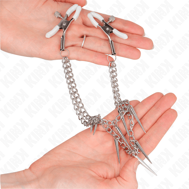 KINK - PINZE PER CAPEzzoli CON CATENE A SPUNTE 30 CM - immagine 3
