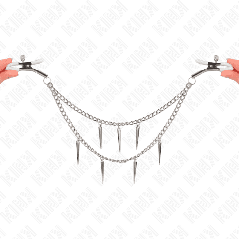 KINK - PINZE PER CAPEzzoli CON CATENE A SPUNTE 30 CM - immagine 4