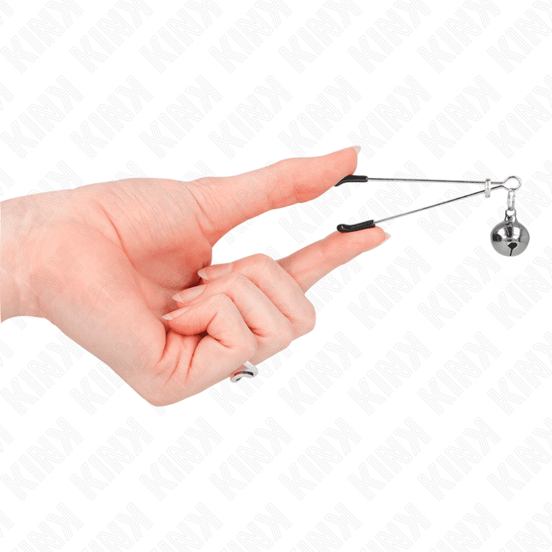 KINK - PINZE PER CAPEZZOLI A CAMPANA SOTTILE ARGENTO 7 CM - immagine 4