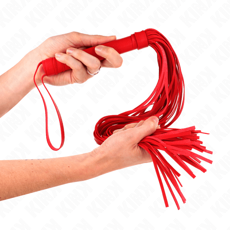 KINK - FRUSTA IN PVC MORBIDO ROSSO 70 CM - immagine 4