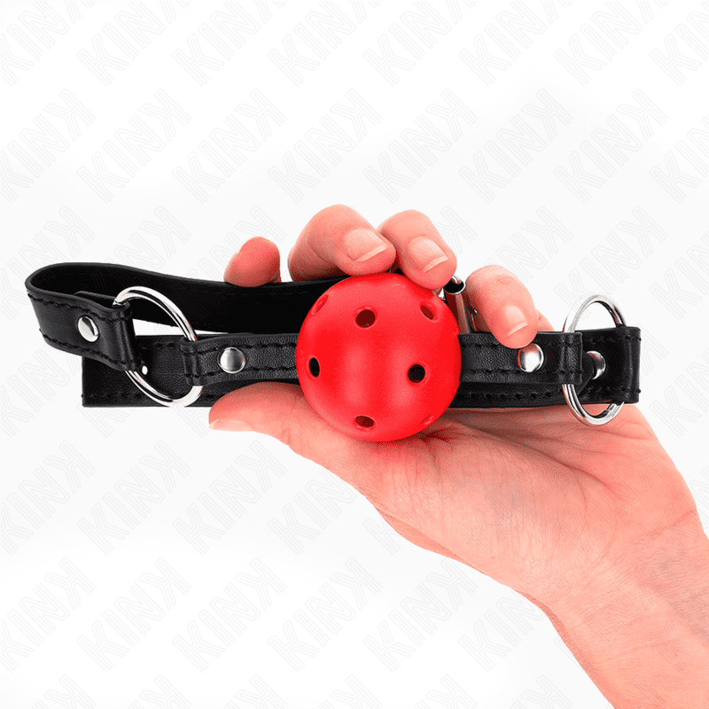 KINK - PALLA CAVA DURA ROSSA 4,5 CM MODELLO GAG 1 63,5 X 2 CM - immagine 3