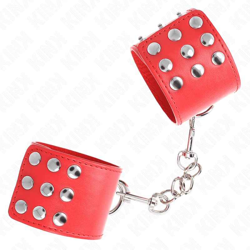 KINK - RESISTENZA DA POLSO CON CHIUSURA A SCATTO ROSSO REGOLABILE 19-24 CM X 5,5 CM - immagine 2