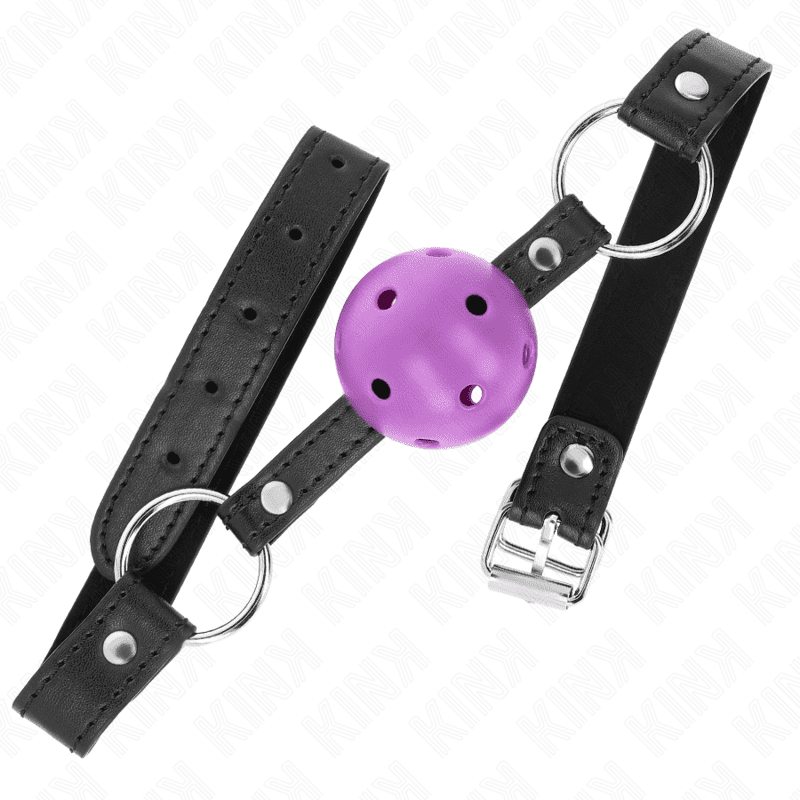 KINK - PALLA DURA CAVA VIOLA 4.5 CM BAVAGLIO 63.5 X 2 CM - immagine 2