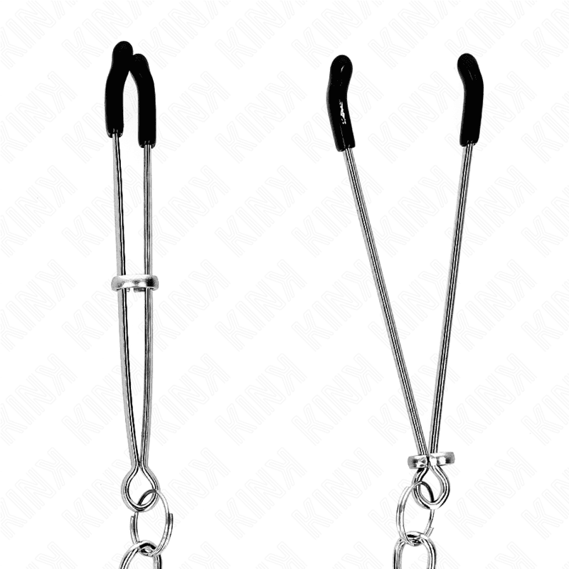 KINK - PINZE PER CAPEZZOLI SOTTILI CON CATENA SPESSA 30 CM - immagine 4