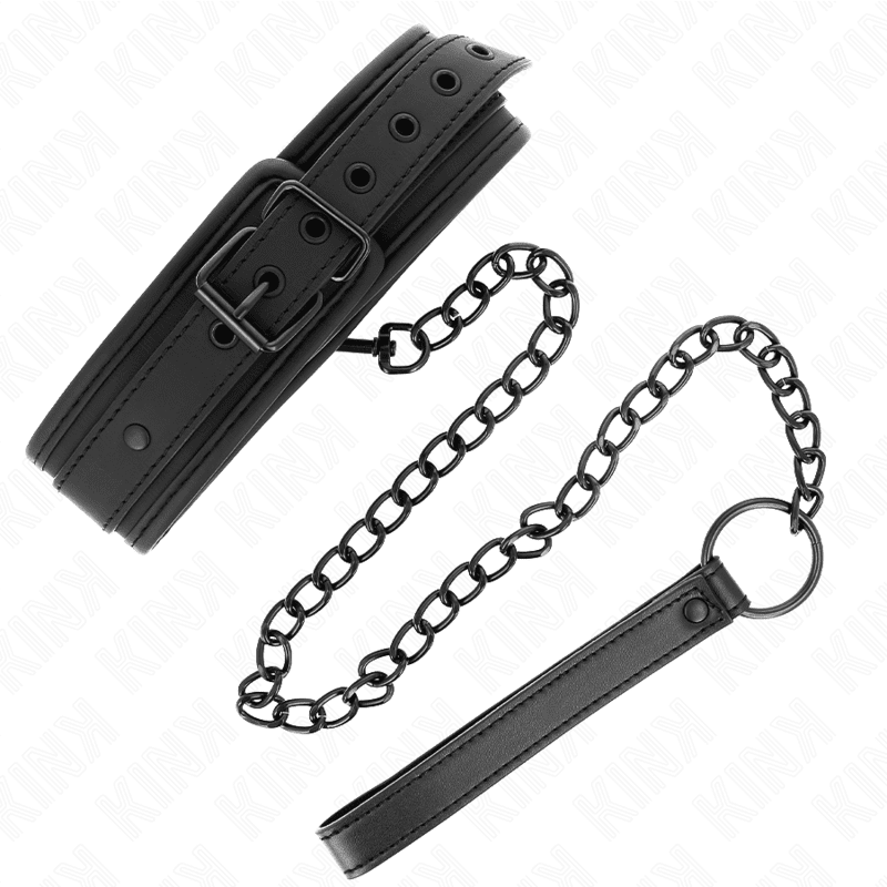 KINK - COLLARE BONDAGE IN NEOPRENE MODELLO 1 CON CINTURA 78 CM REGOLABILE 37,5 X 49,5 CM - immagine 5
