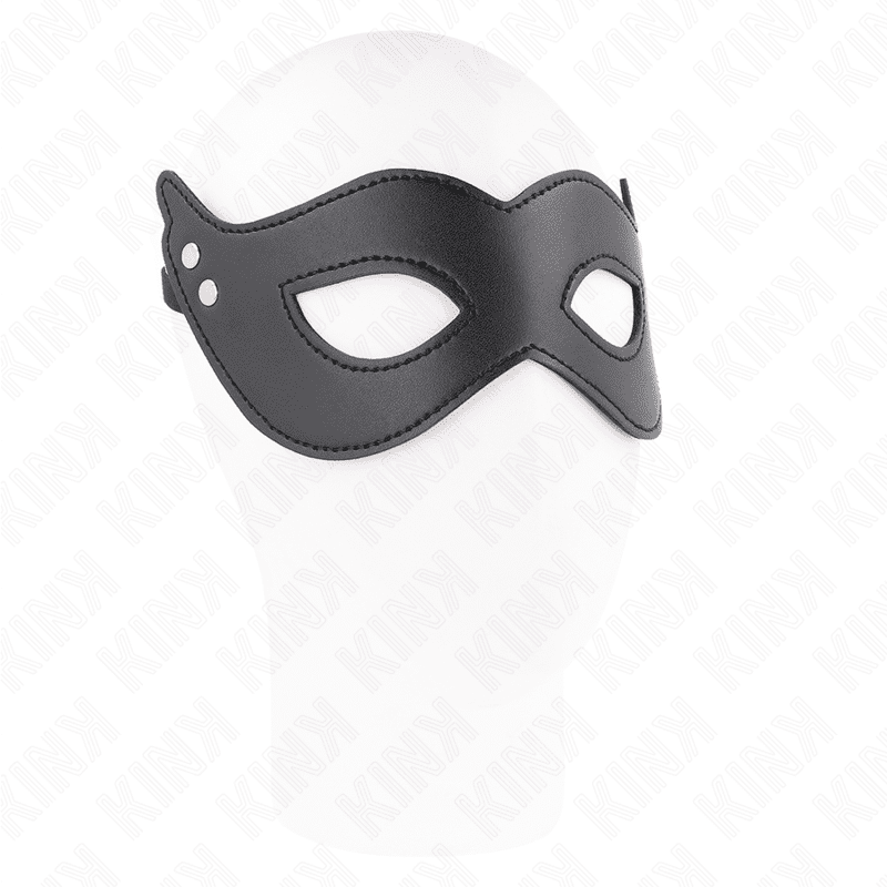 KINK - MASCHERA IN SIMILPELLE CON RIVETTI MODELLO 1 26 x 8 CM - immagine 2