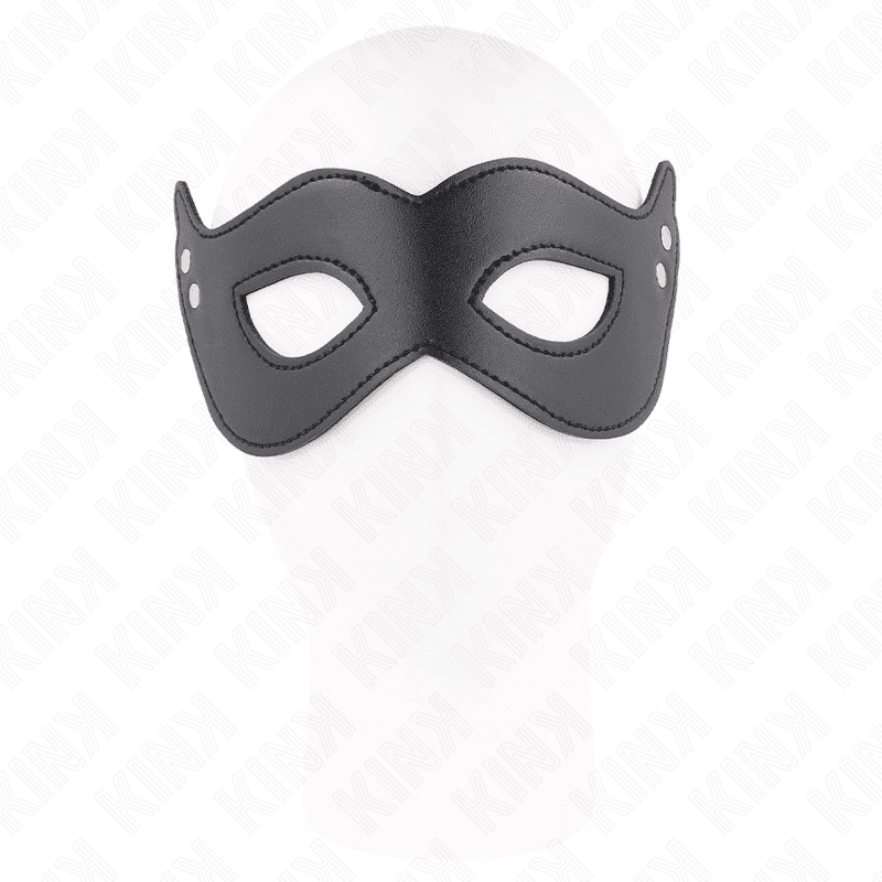 KINK - MASCHERA IN SIMILPELLE CON RIVETTI MODELLO 1 26 x 8 CM - immagine 3