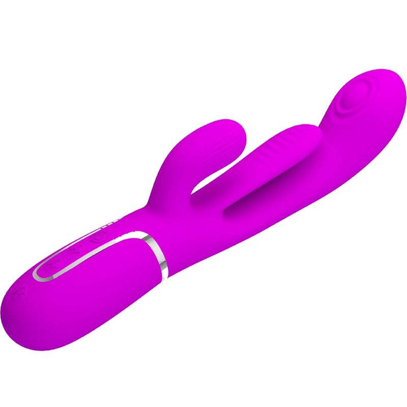 PRETTY LOVE - SHANIA VIBRATORE TRIPLO CONIGLIO MULTIFUNZIONE ROSA - immagine 3
