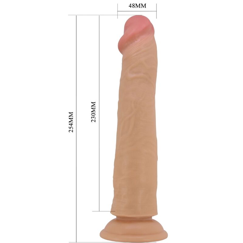 PRETTY LOVE - SHARIFE DILDO REALISTICO 25 CM CARNE - immagine 5