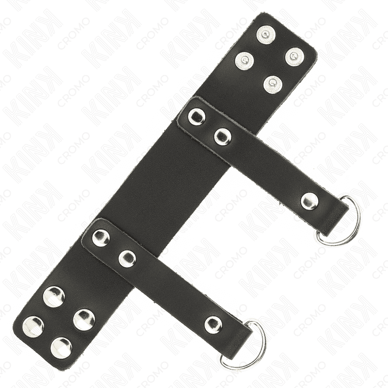 KINK - ANELLO PER PENE CON ANELLI A FORMA DI "D" 18,5 X 3,3 CM - immagine 4