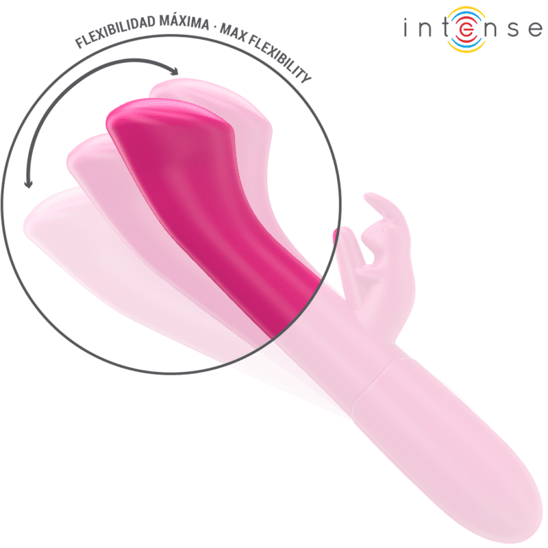 INTENSE - JULIETA VIBRATORE CONIGLIO 18,6 CM 10 VIBRAZIONI ROSA - immagine 5