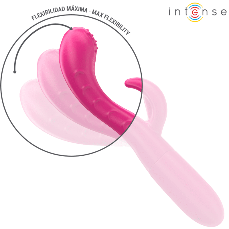 INTENSE - VIBRATORE AMARA CON LINGUA STIMOLANTE 10 VIBRAZIONI ROSA - immagine 5
