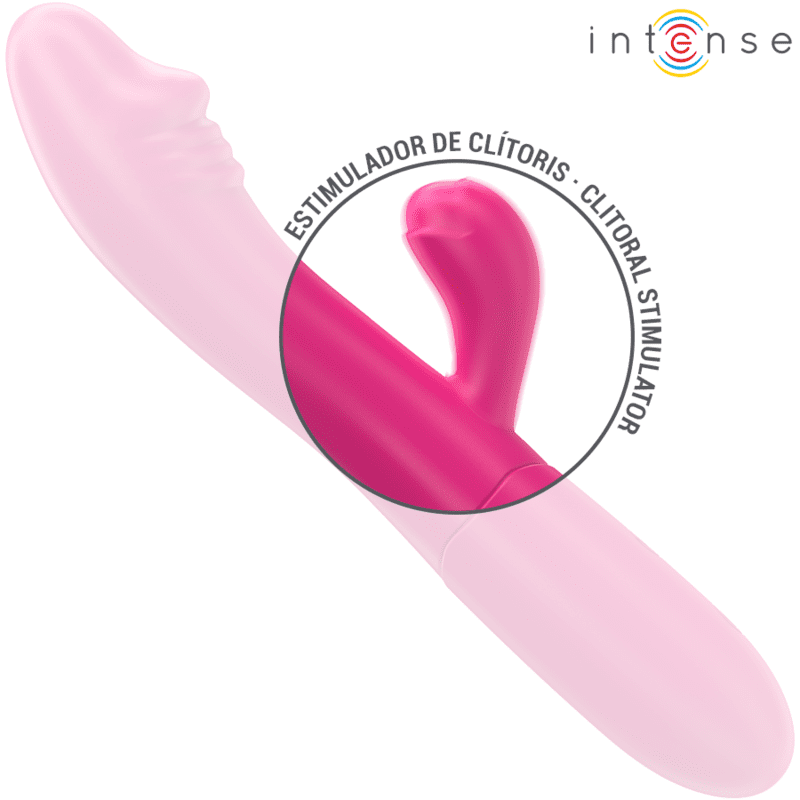 INTENSE - VIBRATORE FLESSIBILE IVY 10 VIBRAZIONI CON STIMOLAZIONE DELLA LINGUA ROSA - immagine 5