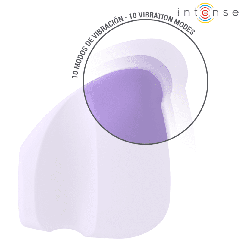 INTENSE - URSULA STIMOLATORE 10 VIBRAZIONI VIOLA - immagine 4