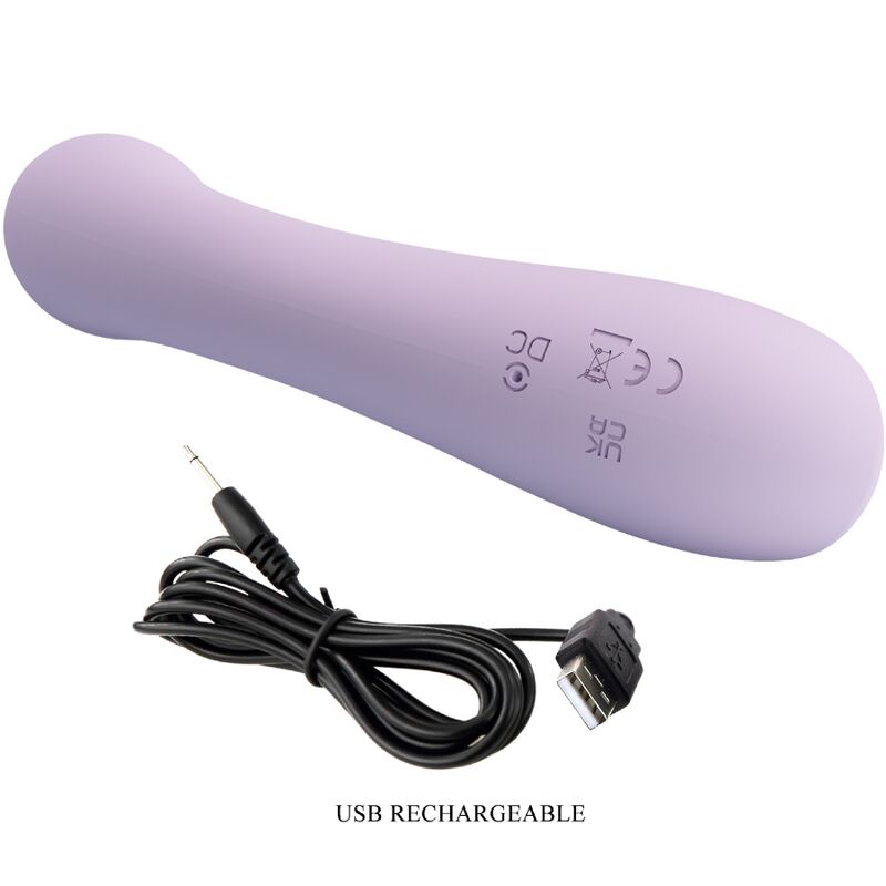 PRETTY LOVE - VIBRATORE CONIGLIO ROSOLYN 10 VIBRAZIONI VIOLA - immagine 5