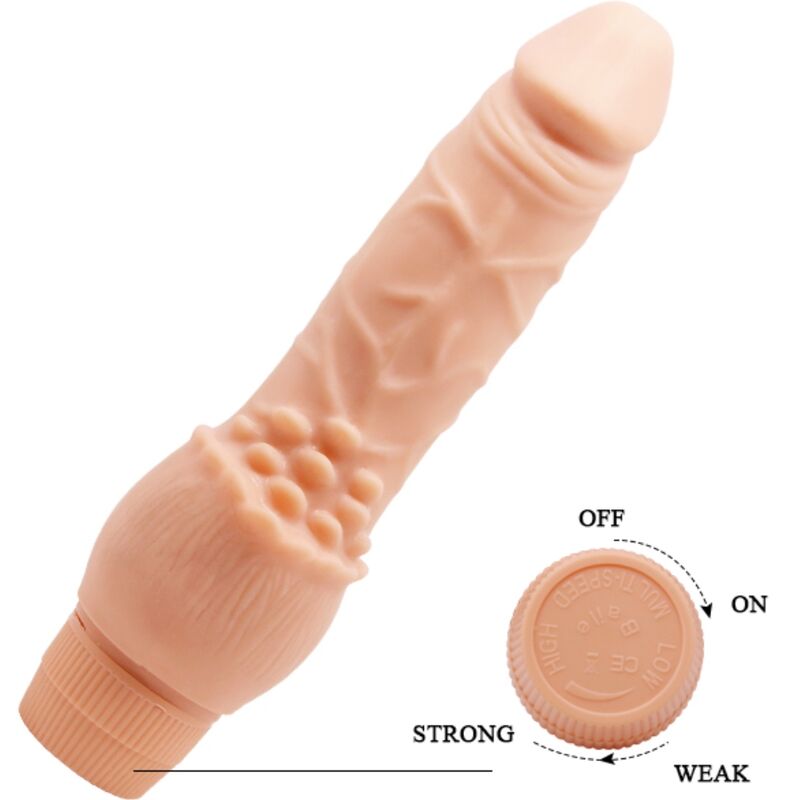 BAILE - BARBARA VIBRATORE REALISTICO 19,5 CM CARNE - immagine 4