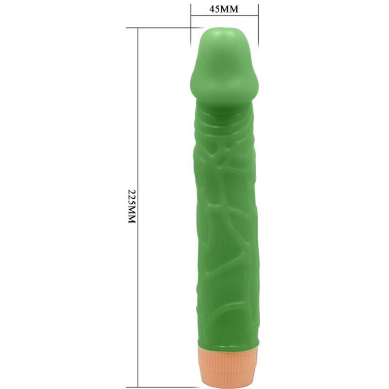 BAILE - BILL VIBRATORE REALISTICO 22,5 CM VERDE - immagine 5