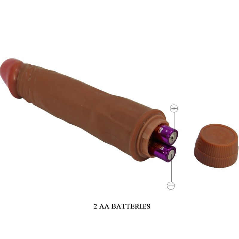 BAILE - VIBRATORE REALISTICO NANO 21 CM MULATTO - immagine 3