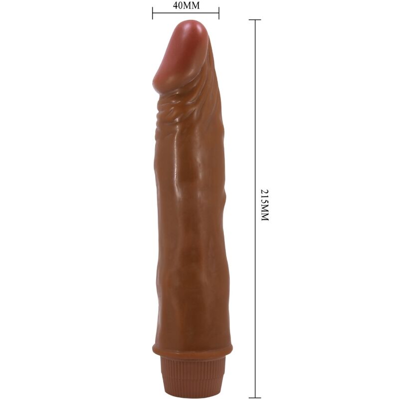 BAILE - VIBRATORE REALISTICO NANO 21 CM MULATTO - immagine 4
